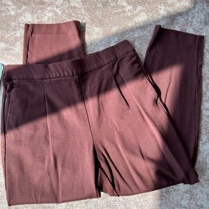Ann Taylor Rich Burgundy Pants